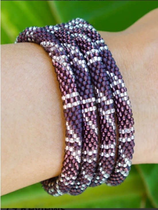 Sashka Merlot Bracelet - Picture 1 of 4
